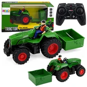 Traktor Rolniczy Zdalnie Sterowany RC Z Przyczepš Skrzyniowš Rolnik 1:24