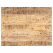 Vidaxl Mizna plošča iz trdnega mangovega lesa 25-27 mm 90x60 cm