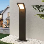 Projektor LED Arcchio Advik, 100 cm, antracit, senzor, IP54 - Sodobni - grafitno siva (RAL 840-M), opalno bela - Aluminij
