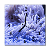 tulup.si Steklena kvadratna ura Anemone 30x30 cm