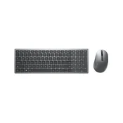 DELL KM7120W tastatura RF bežicni + Bluetooth QWERTY SAD Medunarodna Sivo, Titanijum
