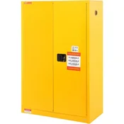 VEVOR Vnetljiv varnostni kabinet 109x46x1656 cm rumene barve