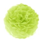 Papirnati pompon – zeleni, 35 cm