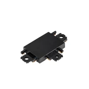 Lindby T-priključek Lumaro, črn, 5,4 cm, plastika - Dnevna soba/jedilnica - Sodobni - črna
