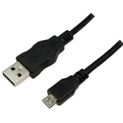 LOGILINK USB Micro USB transformator crna 5m CU0060