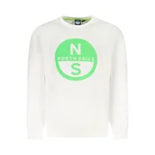 NORTH SAILS CHILDREN'S ZIP-UP SWEATSHIRT WHITE