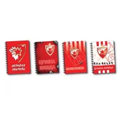 Sveska a4 spirala, 50l sitan karo c.zvezda 8-ssk4-50cz ( 50307 )