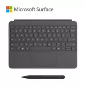 Microsoft Surface Pro 12 tipkovnica in tanko pisalo 2 v kompletu (Slate), komercialna različica, CZ&SK