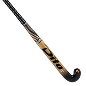 Palica za hokej na travi za iskusne odrasle 85% karbon CarboTec C85 zlatno-crna