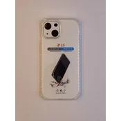 iPhone 15 transparent maska sa ojačanim ivicama ( 96111 )
