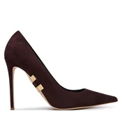 Čevlji z visoko peto Elisabetta Franchi SA-16L-62E2-V590 Temno rjava