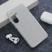 Maska Crystal Dust za Samsung S25 FE/ S731B srebrna
