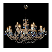 Wranovsky JWZ166182231 - Kristalni luster na lancu OCEAN 18xE14/40W/230V