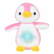 WinFun Igracka Plišani pingvin s svjetlom i zvukom 22 cm - Rozi