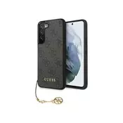 GUESS GUHCS22MGF4GGR silikonski ovitek za Samsung Galaxy S22 Plus 5G - siv