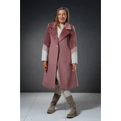 BOUCLÉ MODA Ženski kaput Trougao, Roze