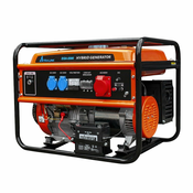 EXTRALINK generator EX.30370 5000 W 25 L Benzin Crno, Narancasto