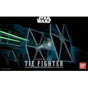 Plasticni model Kit BANDAI SW 01201 - TIE Fighter (1:72)