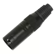 Bespeco XLR3MXN Black XLR prikljucak