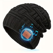 Kapa sa bluetooth slusalicama (BT-01) crna