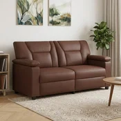 Vidaxl Kavč Rjava 171 x 85 x 93 cm Umetno usnje
