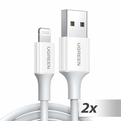 2x1 UGREEN Lightning To USB-A Cable