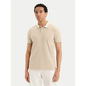Calvin Klein Jeans Polo majica LV04RG234G Svetlo bež Regular Fit