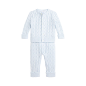 Polo Ralph Lauren Otroški komplet 320966889002 Svetlo modra Regular Fit