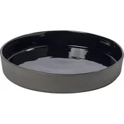 Costa Nova globok krožnik Laguna 23 cm, črn (6 kos)