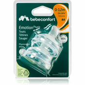 Bebeconfort Emotion Physio Medium Flow cucelj za stekleničko 0-12 m 2 kos