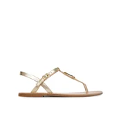 Tommy Hilfiger Sandali Leather Thong Sandal Gold FW0FW09331 Zlata