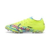 PUMA ULTRA NITRO™ 7 ULTIMATE ADVANCED LEVEL MG Football Boots Unisex, Shoes, White/Blue Glimmer/Pink Glimmer, 42.5