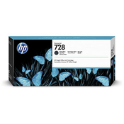 kartuša HP 728 Matt Black, 130 ml (original, mat črna)