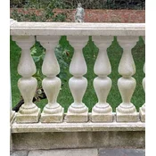 Casa Padrino baroque balustrade 100 x 25 x H. 82 cm - Solid baroque style stone railings made of the finest concrete - Garden & terraces baroque style balustrades