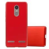 Cadorabo Cadorabo Case, združljiv z Lenovo v kovinski rdeči barvi - trdi zaščitni pokrov v kovinskem videzu pred praskami in udarci, (20566062)