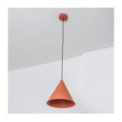 Luster na sajli ETNA 1xE27/15W/230V, promjer 18,5 cm, narancasti
