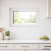 vidaXL Okno za klet RISOR 95 x 50 cm PVC in steklo