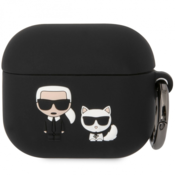 KARL LAGERFELD KLACA3SILKCK AirPods 3 Case - black Full Bodies