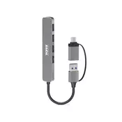 PORT Port HUB USB-C/A 4 porta USB-A 3.0 5Gbps, (5000007295)