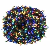 Vidaxl Božične lučke z načinom dveh barv 400 LED Večbarvno 40 m