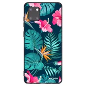 Silikonski črni ovitek za Samsung Galaxy Note 10 Lite N770F - Pink Monstera
