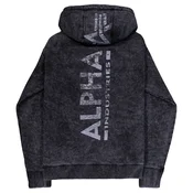 ALPHA INDUSTRIES DUKS KAP VINTAGE BACK PRINT BLACK