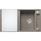 Blanco pomivalno korito AXIA III 5 S InFino SILGRANIT desko steklo, z daljin. prim. - TARTUFI