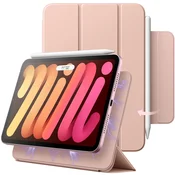 Magnetni ovitek JETech za iPad Mini (A17 Pro 2024/Mini 6 2021) – roza