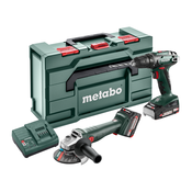 Metabo Combo Set 2.4.3 18 V *BS18+W18 Akku-Maschinenset vključuje Koffer + 2 Akkus