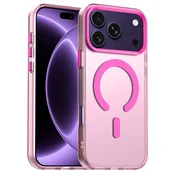 Hibridni ovitek Techsuit CandyCase MagSafe za iPhone 17 Pro/18 Pro - pink