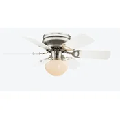 Globo stropni ventilator z lučjo 1xE27
