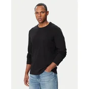 Calvin Klein Majica z dolgimi rokavi LV04LH808G Črna Slim Fit