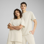 Puma Essentials Elevated Tee Unisex, White, Size L, Clothing