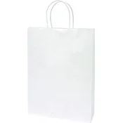 VREČKA DARILNA 26*35*8CM EKO BELA
